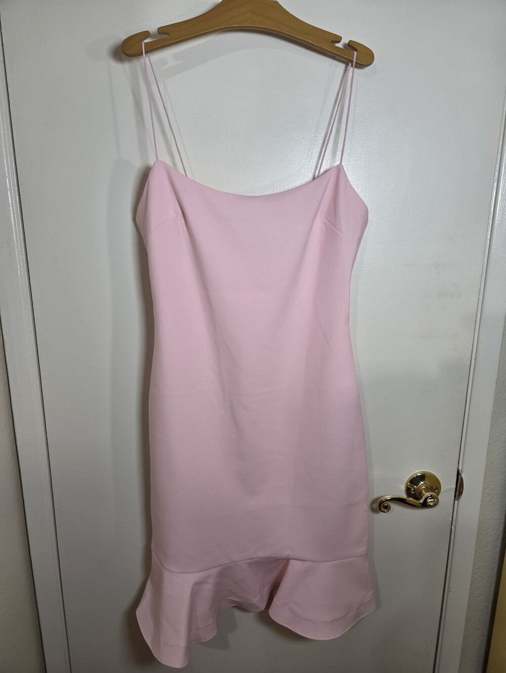 Likely "Banks" Dress Soft Pink Size 8 HOCO Prom Coquette Barbiecore Glam Party